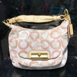 COACH 16791 Kristin Sequin Op Art Hobo